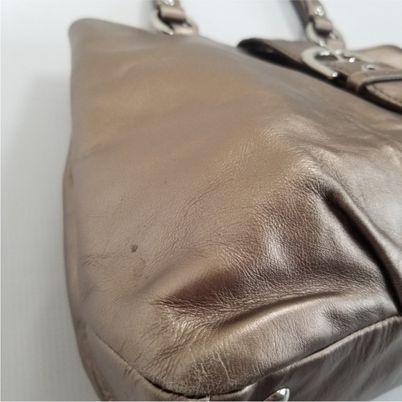 Coach Metallic Bronze Shoulder Bag - Picture 14 of 14